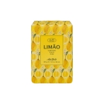 Sabonete vegetal com óleo de coco fabricado em Portugal 160g cor amarelo