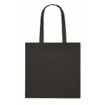 Saco de compras de RPET não tecido com alças longas 80 g/m2 cor preto segunda vista