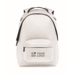 Mochila para portátil de couro sintético com bolso frontal 15'' vista principal