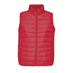Colete de penas mulher com bolsos laterais SOL'S Stream 280 g/m2 cor vermelho quinta vista