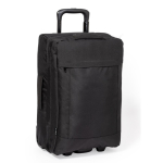 Trolley de rPET 600D com base rígida e compartimento duplo segunda vista