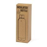 Garrafa de aço inoxidável reciclado em cores metalizadas 500ml