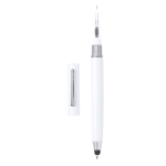Caneta com ponteira e kit de limpeza de auriculares, tinta azul quinta vista