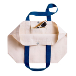 Saco de algodão de praia com bolso e fecho magnético 280 g/m2 Eco Beach quarta vista