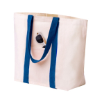 Saco de algodão de praia com bolso e fecho magnético 280 g/m2 Eco Beach sétima vista