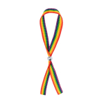 Pulseira de poliéster multicolorida com fecho de bola ajustável cor multicolor primeira vista