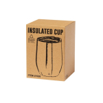 Copo de aço inoxidável de parede dupla reciclado com dosador 340ml