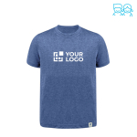 T-shirt publicitária, algodão reciclado e RPET para crianças 150 g/m2 vista principal