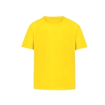 T-shirt para crianças de algodão 100% penteado Ring Spun 160 g/m2 cor amarelo primeira vista