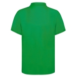 Polo unissex de algodão 100% penteado Ring Spun com 2 botões 220 g/m2 cor verde segunda vista