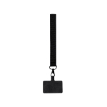 Pulseira de poliéster para colocar entre a capa e o smartphone cor preto