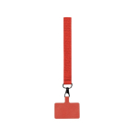 Pulseira de poliéster para colocar entre a capa e o smartphone cor vermelho primeira vista