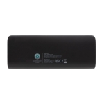 Powerbank corporativo de bolso para vários dispositivos 20.000 mAh cor preto quarta vista
