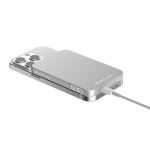 Powerbank magnética com carga ultrarrápida e íman 5.000 mAh cor prateado décima vista