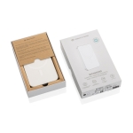 Powerbank magnética com carga ultrarrápida e íman 5.000 mAh cor prateado