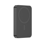 Bateria externa com íman para o telemóvel e porta tipo C 10.000 mAh cor preto