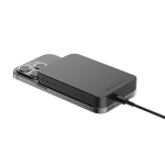 Bateria externa com íman para o telemóvel e porta tipo C 10.000 mAh cor preto décima vista