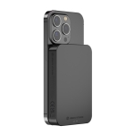 Bateria externa com íman para o telemóvel e porta tipo C 10.000 mAh cor preto terceira vista