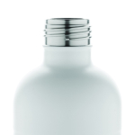 Garrafa de aço inoxidável reciclado com sistema antifugas 800ml cor branco terceira vista