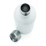 Garrafa de aço inoxidável reciclado com sistema antifugas 800ml cor branco quarta vista