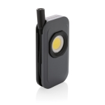 Luz de trabalho de plástico reciclado com luz LED extensível cor cinzento segunda vista