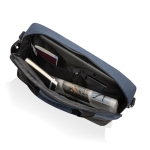 Bolsa de RPET para PC com múltiplos bolsos interiores 15,6'' cor azul quinta vista