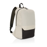 Mochila de viagem de RPET disponível em várias cores 15,6'' cor branco-sujo