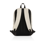 Mochila de viagem de RPET disponível em várias cores 15,6'' cor branco-sujo terceira vista