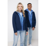 Casaco softshell de homem casual fit 300 g/m2 Iqoniq cor azul-marinho