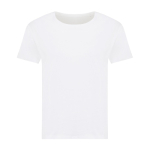 T-shirt de mulher algodão reciclado slim fit 160 g/m2 Iqoniq cor branco