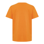 T-shirt de criança algodão reciclado casual fit 160 g/m2 Iqoniq cor cor-de-laranja segunda vista