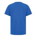 T-shirt de criança algodão reciclado casual fit 160 g/m2 Iqoniq cor azul real segunda vista