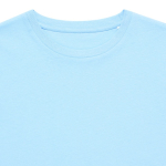 T-shirt de criança algodão reciclado casual fit 160 g/m2 Iqoniq cor ciano terceira vista