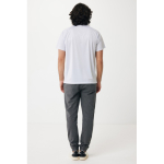 T-shirt técnica poliéster reciclado casual fit 150 g/m2 Iqoniq cor cinzento-claro terceira vista com modelo