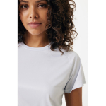 T-shirt técnica poliéster reciclado casual fit 150 g/m2 Iqoniq cor cinzento-claro