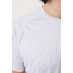 T-shirt técnica poliéster reciclado casual fit 150 g/m2 Iqoniq cor cinzento-claro
