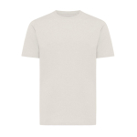 T-shirt unissex de algodão reciclado slim fit 160 g/m2 Iqoniq cor champanhe