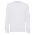 Camisola unissex de algodão reciclado slim fit 280 g/m2 Iqoniq cor branco