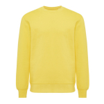 Camisola unissex de algodão reciclado slim fit 280 g/m2 Iqoniq cor amarelo