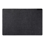 Protetor de mesa de feltro reciclado com antiderrapante cor preto segunda vista