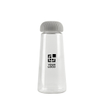 Garrafa de RPET em forma de cone com tampa de fácil aderência 575ml cor transparente vista principal