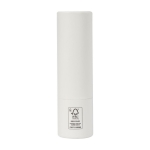 Bálsamo labial sustentável de papel reciclado com proteção FPS 15 cor branco segunda vista traseira