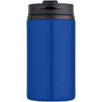 Copo térmico de aço inoxidável reciclado com tampa giratória 250ml cor azul real segunda vista frontal