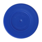 Copo térmico de aço inoxidável reciclado com tampa giratória 410ml cor azul quarta vista