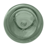 Garrafa transparente de plástico reciclado com mosquetão 400ml segunda vista