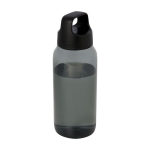 Garrafa de plástico reciclado para escritório com alça larga 500ml cor preto