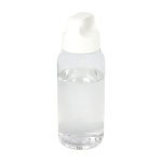 Garrafa de plástico reciclado para escritório com alça larga 500ml cor branco