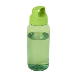 Garrafa de plástico reciclado para escritório com alça larga 500ml cor verde