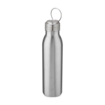 Garrafa de aço inoxidável reciclado à prova de gotas com alça 720ml cor prateado terceira vista