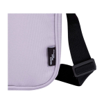 Saco tiracolo de poliéster reciclado repelente à água com bolsos vista detalhe 1